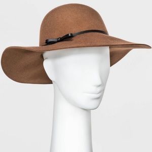 A New Day Brown Felt Floppy Wool Hat